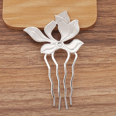 Alloy Hair Comb Findings PW-WG20F5C-01-1