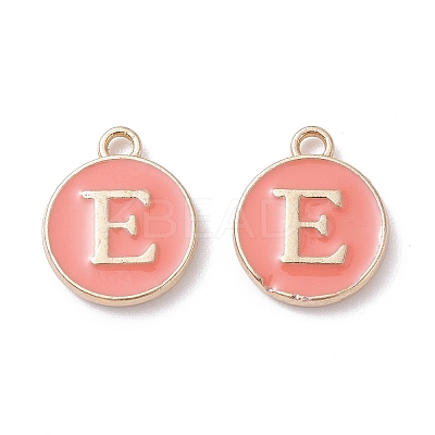 (Defective Closeout Sale Border damaged) Golden Plated Alloy Enamel Charms LS-ENAM-XCP0001-20E-1