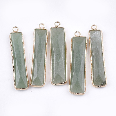 Natural Green Aventurine Pendants G-T112-10A-1