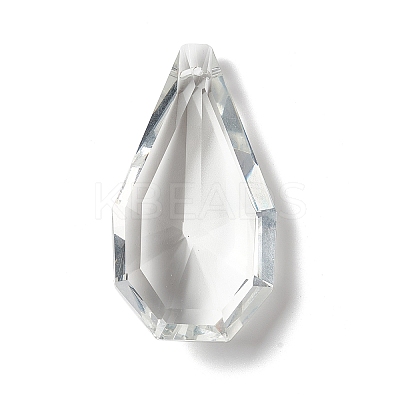 Transparent Glass Big Pendants GLAA-F118-13-1