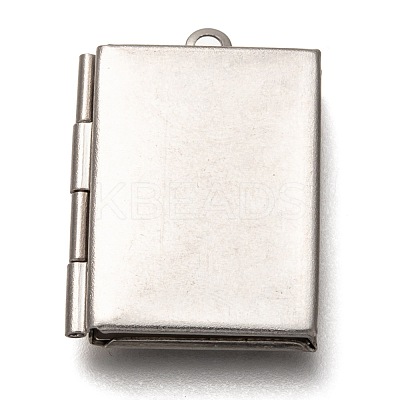 Non-Tarnish 316 Stainless Steel Locket Pendants STAS-P267-01P-1
