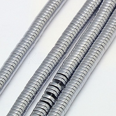 Electroplate Non-magnetic Synthetic Hematite Beads Strands X-G-J164A-2mm-04-1