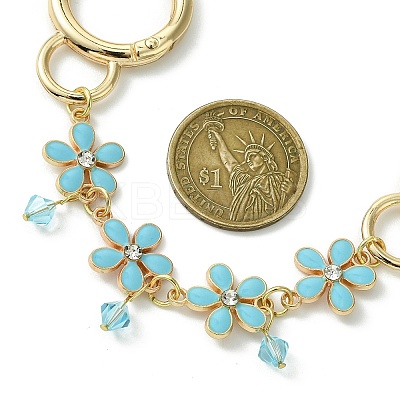 Zinc Alloy Spring Gate Rings Bag Extension Chains AJEW-BA00142-03-1