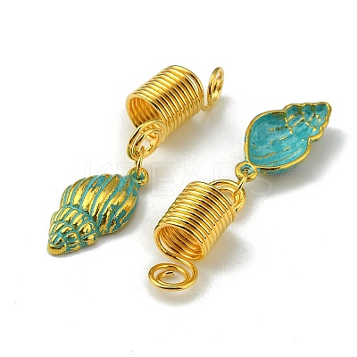 Alloy Dreadlocks Beads OHAR-WH0031-02D-1