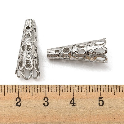 Non-Tarnish Hollow 304 Stainless Steel Bead Cone STAS-L273-02P-1