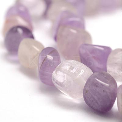 Natural Lavender Amethyst  Beads Strands G-F464-12-1