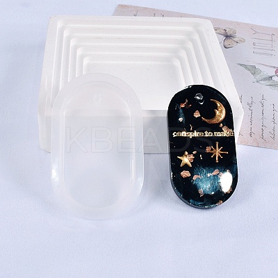 Oval Pendant Food Grade Silicone Molds LS-DIY-D074-10-1