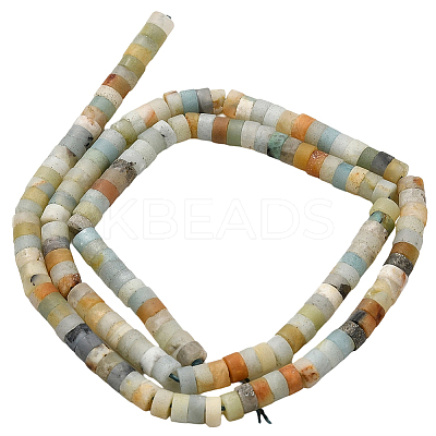2 Strands Natural Flower Amazonite Beads Strands G-PA0001-50-1