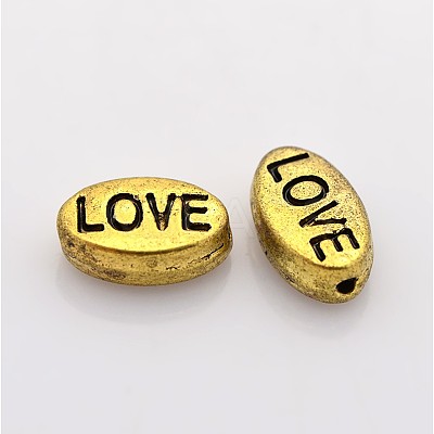 Tibetan Style Alloy Beads X-TIBEB-5850-AG-RS-1