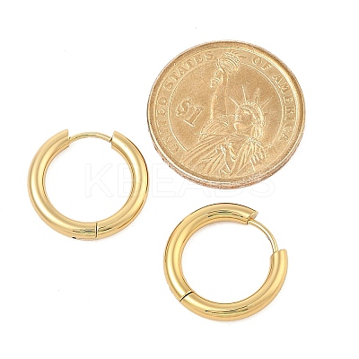 PVD Vacuum Plating 304 Stainless Steel Huggie Hoop Earrings for Women EJEW-F280-07J-G-1