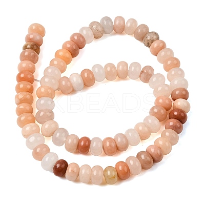 Natural Pink Aventurine Beads Strands G-A280-A32-02-1