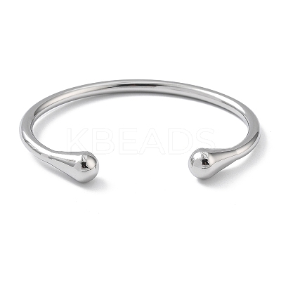 304 Stainless Steel Cuff Bangles for Women BJEW-Z078-12P-1