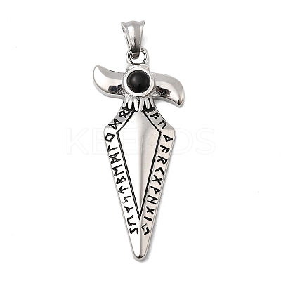 Viking 304 Stainless Steel Big Pendants LS-STAS-Z169-01AS-1