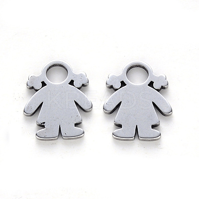 Tarnish Resistant 304 Stainless Steel Charms STAS-N092-24-1