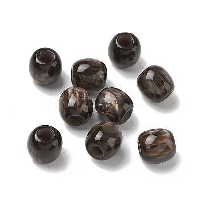 Opaque Resin European Beads X-RESI-F073-12A-1
