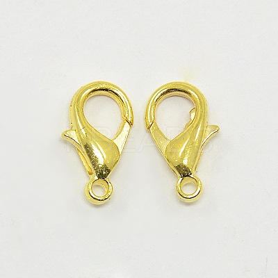Zinc Alloy Lobster Claw Clasps E502Y-G-1