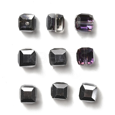 Electorplated Glass Beads EGLA-E006-2C-1