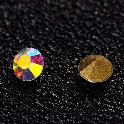 Glass Pointed Back Rhinestone X-CR3mm11Y-1-1