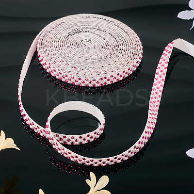 3 Yards Resin Self Adhesive Sewing Trim Hotfix Rhinestone Tape DIY-TA0013-15C-1