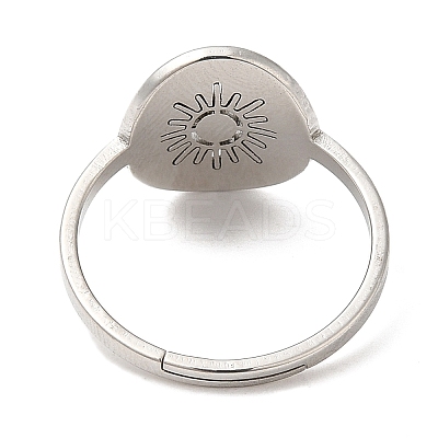 Non-Tarnish 304 Stainless Steel Adjustable Rings RJEW-K245-59P-1