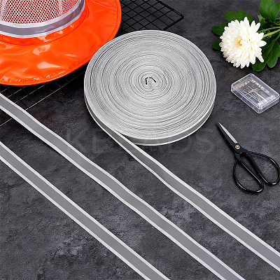 50M Reflective Polyester Ribbons OCOR-WH0070-306E-1