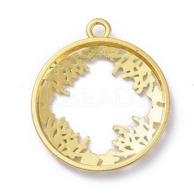 Zinc Alloy Open Back Bezel Pendants LS-PALLOY-E577-20G-1