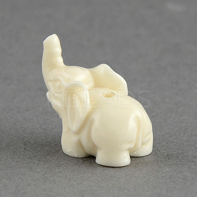 Dyed Elephant Synthetic Coral Beads CORA-S002-02-1