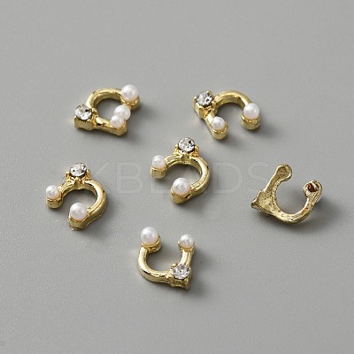 Alloy Rhinestone Cabochons MRMJ-WH0077-043J-1