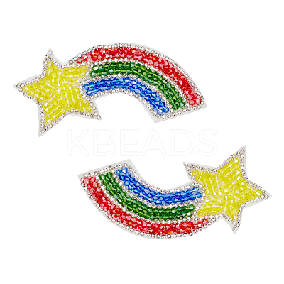 Glass Rhinestone Garment Accessores PATC-WH0001-15-1