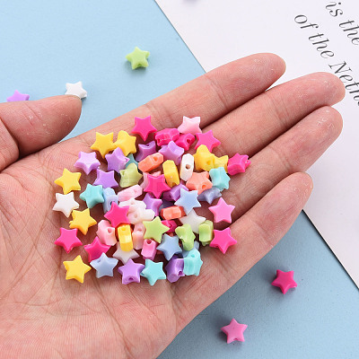 Opaque Acrylic Beads X-MACR-S373-29A-1