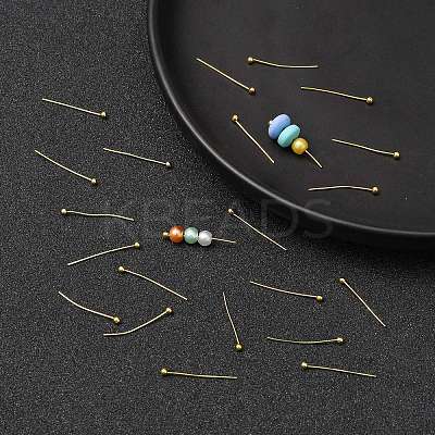 Brass Ball Head Pins LS-X-KK-R020-04G-1