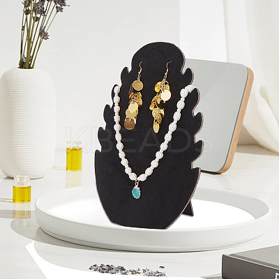 2Pcs Desktop Paper Necklace Display Stands NDIS-SC0001-03B-1
