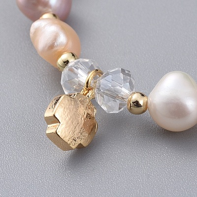 Charm Bracelets BJEW-JB04925-01-1