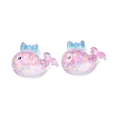 Transparent Epoxy Resin Decoden Cabochons CRES-I030-03A-1