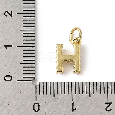 Rack Plating Brass with ABS Plastic Imitation Pearl Charms KK-B092-30H-G-1