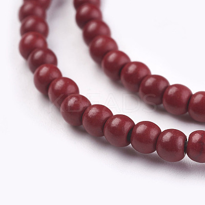 Synthetic Turquoise Beads Strands TURQ-G106-4mm-02H-1