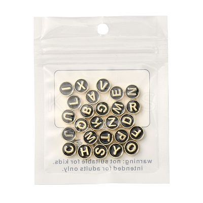 26Pcs 26 Style Alloy Enamel Beads ENAM-YW0001-90A-1