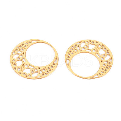 304 Stainless Steel Filigree Joiners Links STAS-S116-175G-1