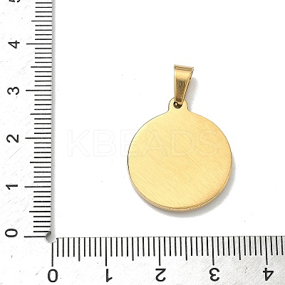 Religion Theme 304 Stainless Steel Pendants STAS-F336-06B-G-1