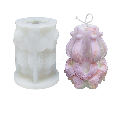 Embossed Pillar DIY Candle Silicone Molds LS-CAND-B001-05-1