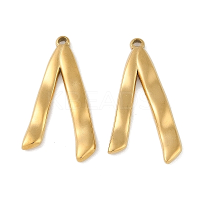 Ion Plating(IP) 304 Stainless Steel Pendants STAS-C106-01G-1
