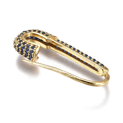 Brass Hoop Earrings EJEW-K085-05G-1