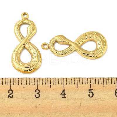 304 Stainless Steel Pendants STAS-L022-228G-1