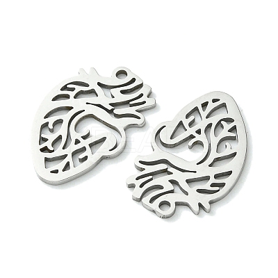 Non-Tarnish 201 Stainless Steel Pendants STAS-U003-22P-1