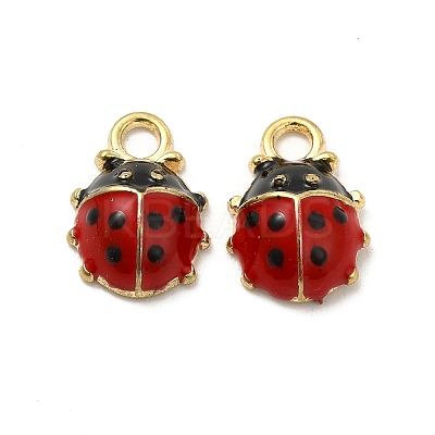 Alloy Enamel Charms ENAM-J650-04G-1