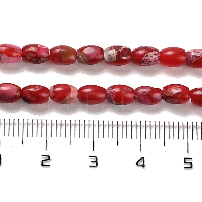 Synthetic Regalite/Imperial Jasper/Sea Sediment Jasper Beads Strands G-F765-J01-01-1