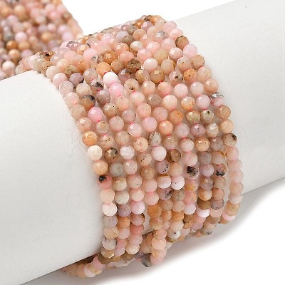 Natural Pink Opal Beads Strands G-C201-B03-3mm-1