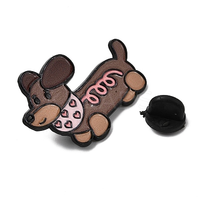 Dachshund Enamel Pins JEWB-D310-03EB-02-1