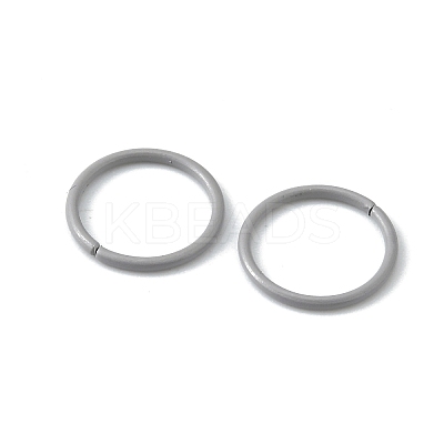 100Pcs Baking Paint Zinc Alloy Open Jump Rings FIND-WH0032-85B-09-1
