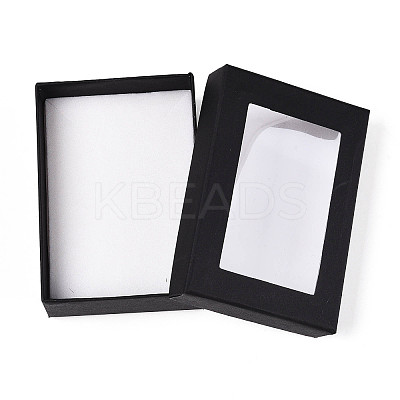 Rectangle Valentines Day Presents Packages Cardboard Jewelry Set Boxes LS-CBOX-S001-90x65mm-02-1